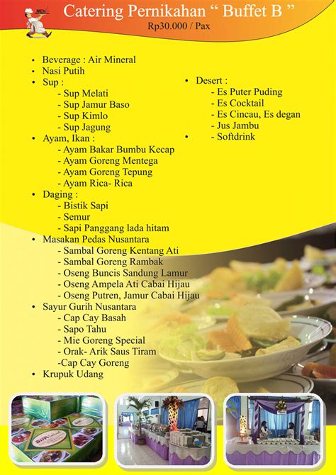 Catering Pernikahan Buffe Paket Catering Pernikahan Murah Di Demak