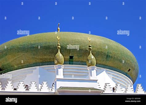 Dome Of The Al Salam Mosque And Arabian Cultural Center Are Located In