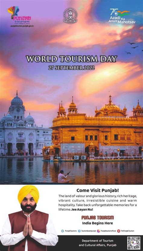 World Tourism Day - Punjab advertisement » Degraphics Advertising ...