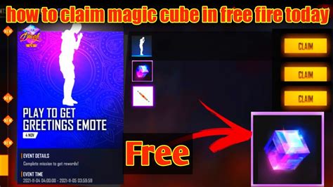 How To Claim Magic Cube In Free Fire Today How To Claim Magic Cube