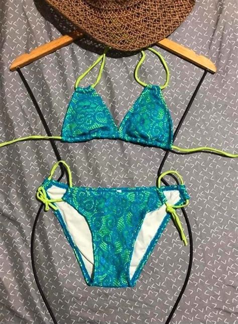 Self Tie Bikini Women S Fashion Swimwear Bikinis Swimsuits On Carousell