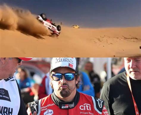 Espectacular Vuelco De Alonso En El Dakar