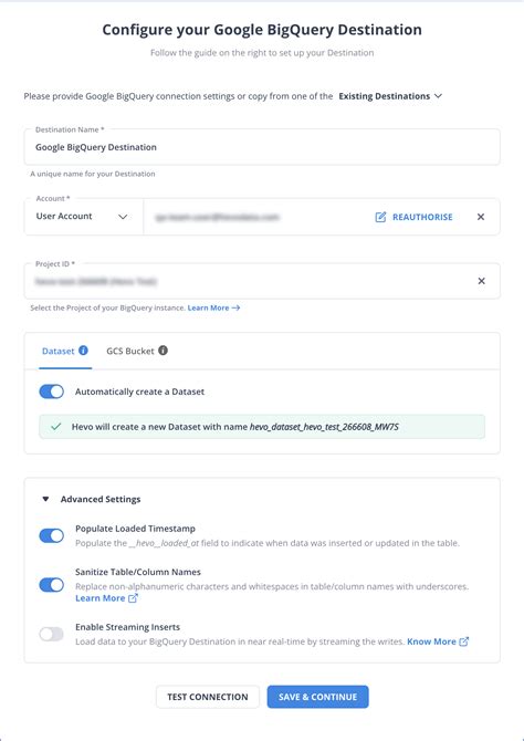 Google BigQuery Hevo Data