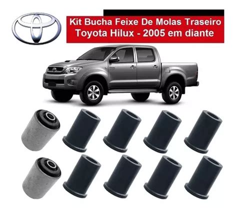 Kit Bucha Feixe Mola Traseira Toyota Hilux