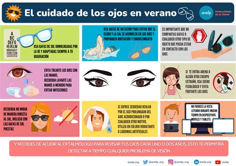 Tips De Autocuidado Para Cuidar Tus Ojos En Verano ANEFP