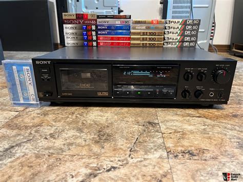 1990 Sony Tc K630 Es Series Flagship Top Of The Line 3 Head Tape Cassette Recording Deck Photo