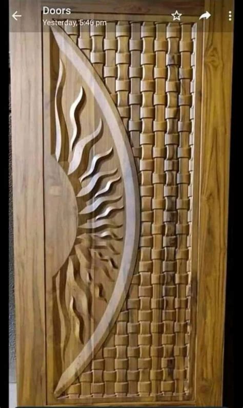 Exterior 30mm Teak Wood Carving Door For Home At Rs 750 Sq Ft In