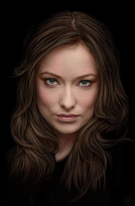 Olivia Wilde Nedko {figurative Realism Art Beautiful Female Head