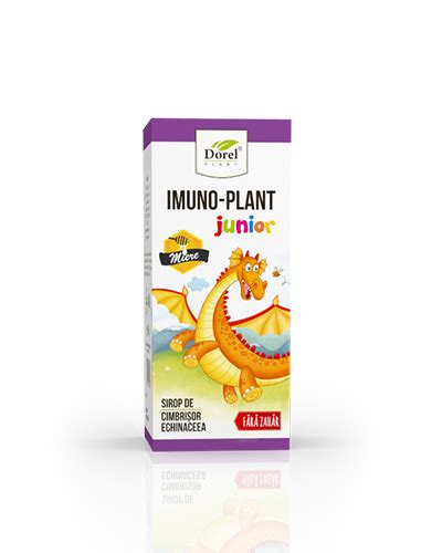 Sirop Imuno Plant Junior Cu Miere De Albine 200ml Dorel Plant Dr