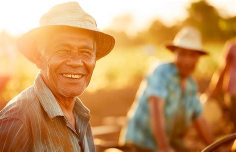 Premium Photo Happy Brazilian Planter Farmers Using Plows To Prepare