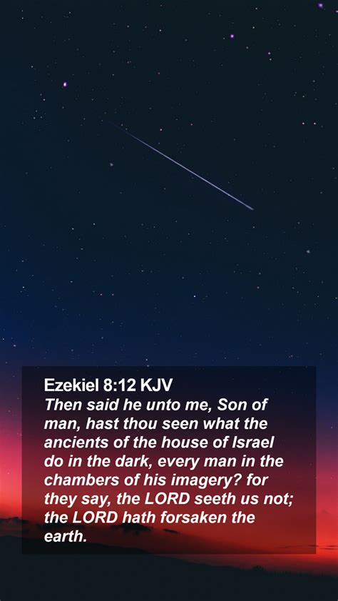 Ezekiel Kjv Mobile Phone Wallpaper Then Said He Unto Me Son Of