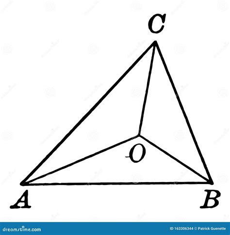 Triangle With Vertices Icon Of 3 Types Color Black And White Outline