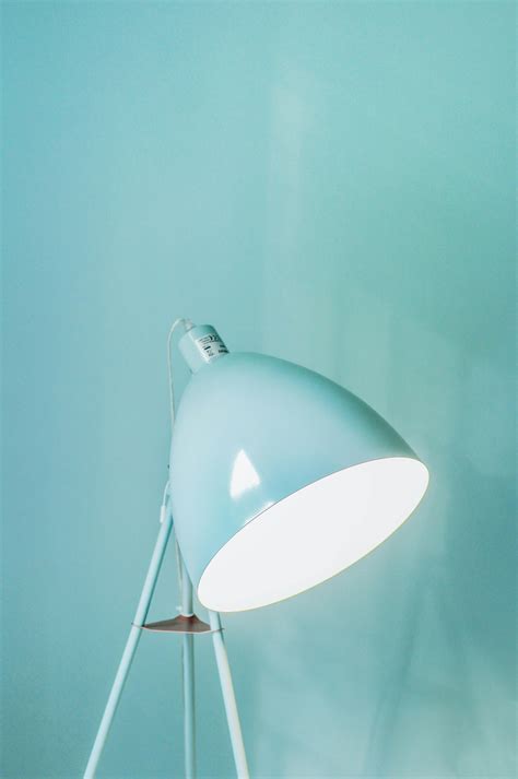 Blue Desk Lamp · Free Stock Photo