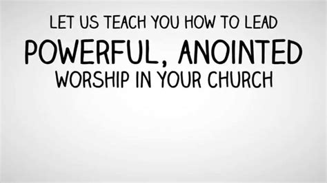 How To Lead Worship In Your Church Youtube