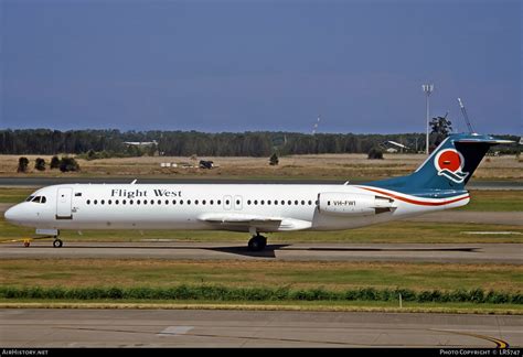 Aircraft Photo Of Vh Fwi Fokker F Flight West Airlines