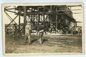 RPPC First Rescued at CHERRY MINE DISASTER IL 1909 Illinois Real Photo Postcard | eBay