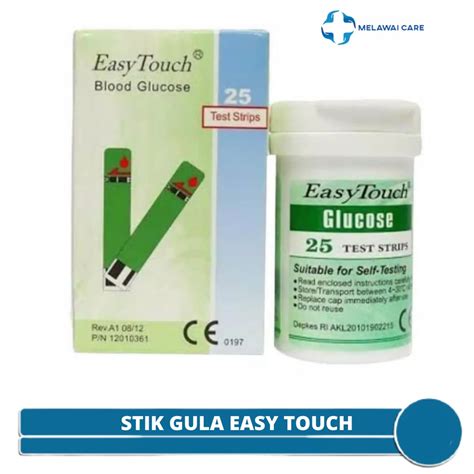 Jual Cod Easy Touch Strip Alat Cek Gula Darah Glucose Strip Glukosa