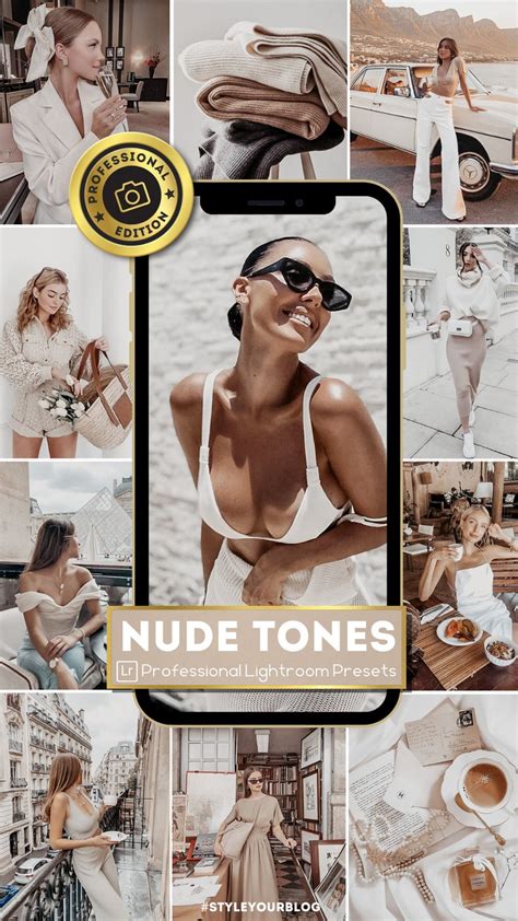 10 NUDE TONES Presets Lightroom Mobile Desktop Latte Etsy