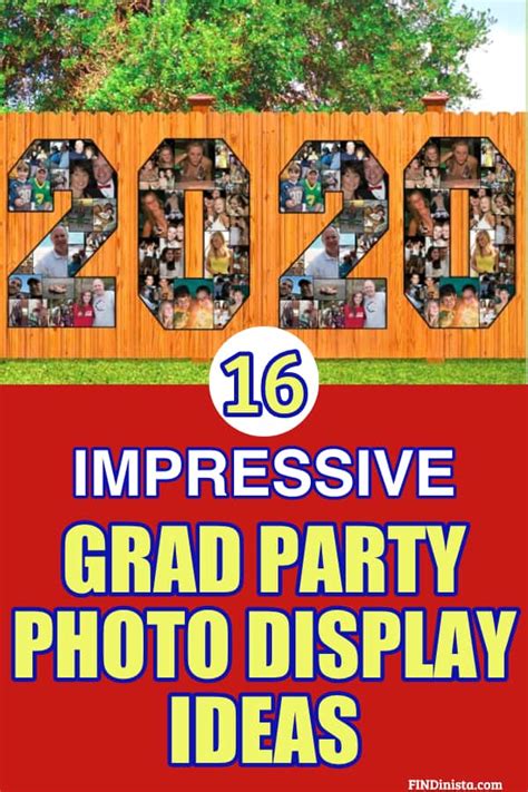 Easy Graduation Party Photo Display Ideas That Will Impress Your Guests