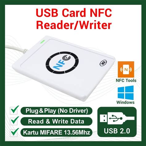 Jual Nfc Smart Card Reader Writer Mifare Ic Card Mhz Acr U A