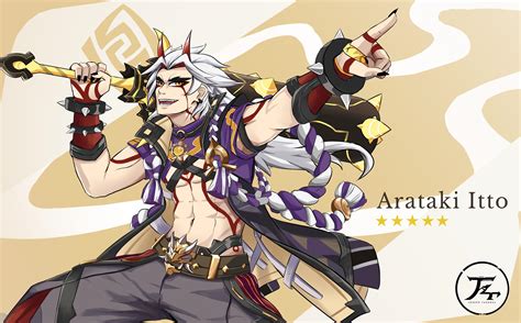 Arataki Itto [Fan Art] : r/Genshin_Impact