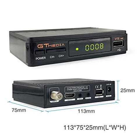 GT MEDIA V7S HD Satellite TV Receiver Built-in Galaxy 19 FTA DVB-S/S2 ...