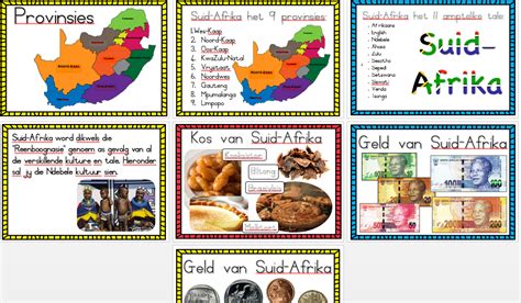 Ons land Suid-Afrika Muurkaarte - Teacha!