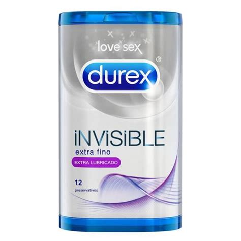 Durex Preservativos Invisible Extra Lubricado 12 Unidades Farmacia