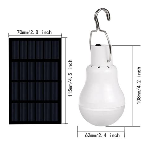 Zonnepaneel Led Lamp Led Solar Lamp Gelijk W So Grandado