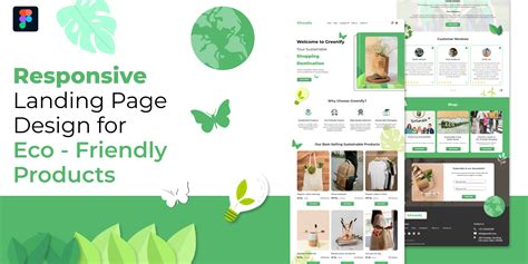 Greenify Eco Friendly Product Landing Page Design Figma