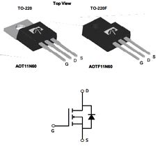 N Datasheet V A Mosfet Transistor Pinout