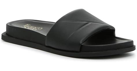 Franco Sarto Synthetic Irina Slide Sandal In Black Lyst