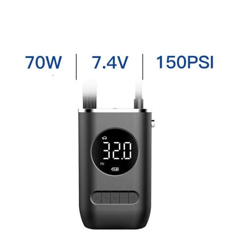 Type 1 Mini pompe de gonflage électrique portable sans fil numérique