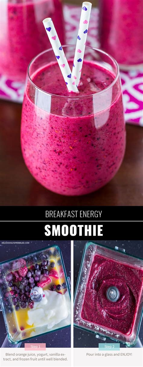 Healthy Smoothie Recipes And Easy Ideas Perfect For Breakfast Energy