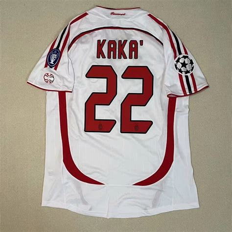 06 07 AC Milan Kaka Jersey Retro AC Milan Football Jersey Etsy