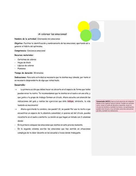 Coloreando Mis Emociones PDF