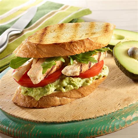 Grilled Chicken Avocado Club Sandwich Recipe From H E B