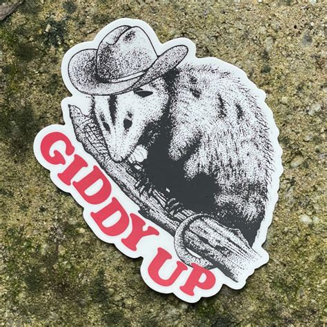 Giddy Up Vinyl Sticker 4” On Storenvy