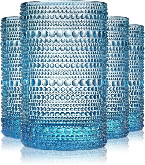 Amazon Weirduncle Set Of Hobnail Drinking Glasses Oz Pool