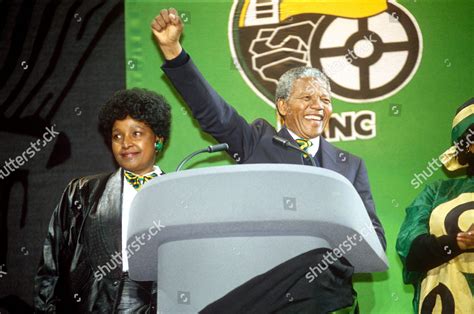 Nelson Mandela Wife Winnie Editorial Stock Photo - Stock Image ...