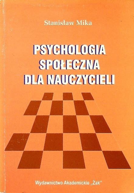 Psychologia Spo Eczna Dla Nauczyciela Niska Cena Na Allegro Pl