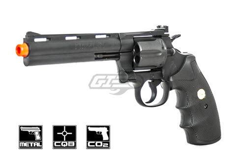 Colt Python 6 357 Co2 Revolver Airsoft Gun Licensed By Cybergun 16491