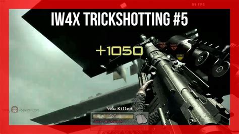 Mw2 Iw4x Trickshotting Montage 2019 5 Youtube