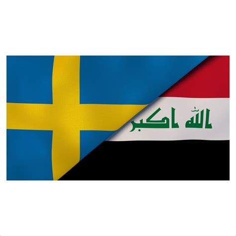 Flagga Sverige Irak Skyltex Se