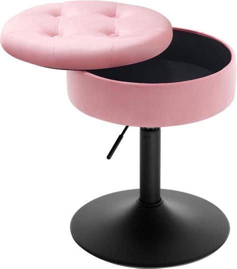 Woltu Tabouret Coiffeuse Avec Rangement Chaise Travail Pivotante En