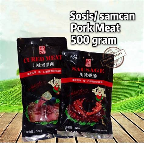 Jual YB Cured Sausage Lapchiong Pork Non Halal Shopee Indonesia