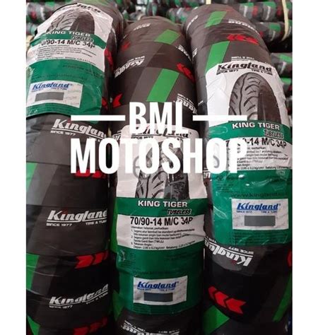 Jual Ban Motor Tubeless Kingland Tiger Free Pentil Ban Motor