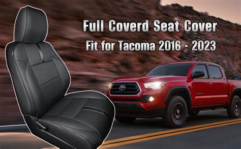 For Toyota 2023 Tacoma Seat Covers 2016 2022 2021 2020 2019