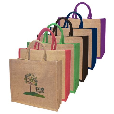 Printed Handled Corporate T Jute Bag Capacity 5 Kg Sizedimension