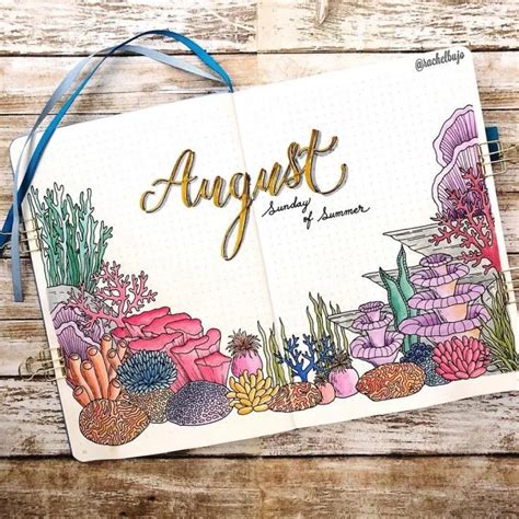 25 Gorgeous August Bullet Journal Ideas To Inspire You